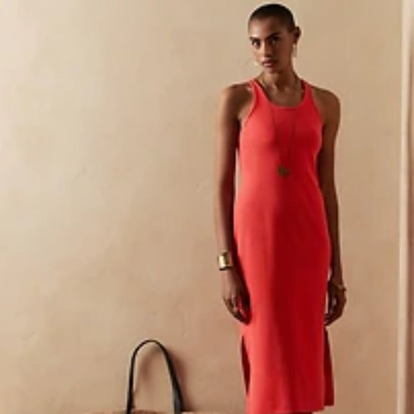 Banana Republic Dresses & Skirts - Banana Republic Red Racerback Tank Dress, Size XS, NWT